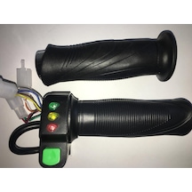E-Bike Vitesli Gaz Kolu Elektrikli Bisiklet Işıklı Vitesli Gaz Ko