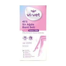 4 Adet Vi-vet Pudralı Sir Ağda Bant Seti 41'li