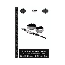 Özel Üretim Aktif Salon Destek Ekipmanı Vice Ağırlık Kemeri L Silver Grey