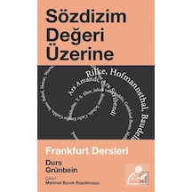 Sözdizim Değeri Üzerine / Durs Grünbein