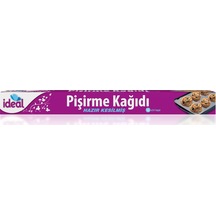 İdeal Hazır Kesilmiş Pişirme Kağıdı 16 Adet 42x37 Cm, Helal Sertifikalı Bpa İçermez, Fırında Tavuk, Et, Tatlı, Börek Pişirmek İçin Yüksek Dayanıklı Hazır Fırın Pişirme Kağıdı Yapışmaz Yanmaz