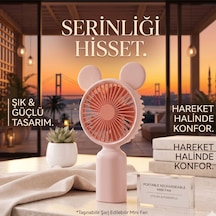Taşınabilir El Fanı, Şarjlı Mini Vantilatör, 2 Kademeli Şarjlı Mini El Fanı, Çift Hız Ayarlı Portatif Vantilatör, Mini El Tipi Fanı