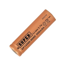 Supex 14500 3.7v 900mah Li-ion Şarjlı Pil Başsız