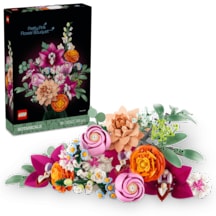 LEGO®  Botanicals Pembe Çiçek Buketi Yapim Seti 10342 – Yetiskinler için 9 Farkli Çiçek Içeren Dekoratif Çiçek Yapim Seti (749 P)