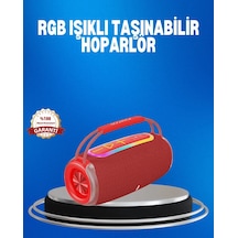 Ers Rgb Led Işıklı 20w Taşınabilir Hoparlör Bluetooth 5.3 + Type-c Şarj