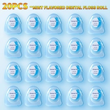 20 Adet/12 Adet/6 Adet/2 Adet Diş İpi Rulosu - Nane Aroması, 50 Metre/rulo - Diş Arası Temizleme Ve Ağız Bakımı Araçları İçin Uygundur Multı