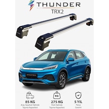 Byd Atto 3 2022-sonrası Trx2 Thunder Carrier Kilitli Ara Atkı Taşıyıcı Tavan Barı Siyah