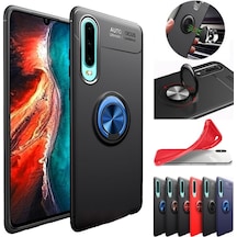 Xiaomi Mi 9 Lite Kilif Yüzüklü Tam Korumali Silikon Kapak 417131132