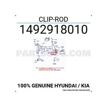H100 Mın 93 Kapı Kilit Klipsi Oem No:1492918010