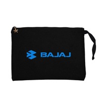 Bajaj Logo 2 Siyah Clutch Astarlı Cüzdan / El Çantası