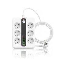 6'lı Priz, 4 Usb Ve 2 Type-c Çıkışı İle Kullanıma Uygun 0