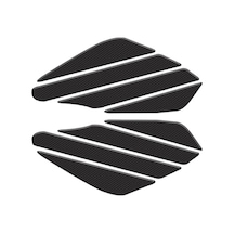 3d Karbon Yan Pad Sticker, Depo Koruma Ve Estetik Amaçlı Kullanım Abanoz