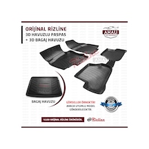 Rizline Hyundai Elantra 2021 3D Havuzlu Paspas ve Bagaj Havuzu