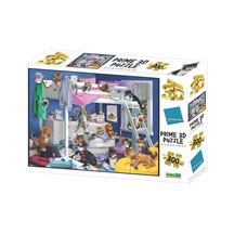 Prime 3d Giordano Yatak Odası Kedileri Puzzle 300 Parça 12236