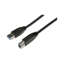 Digitus Ak-300115-018-S 180 CM Usb 3.0 To Usb Tip B Erkek-Erkek Awg28 2x Zırhlı Usb 3.0 Kablo