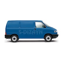 S-Dizayn Vw T4 Transporter Krom Cam Çıtası 2 Prç 1995-2003