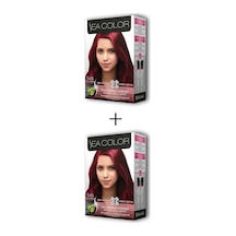 Jenerik 2x2 Tüp Krem Saç Boyası Seti Çilek Kırmızısı No:5.65