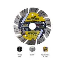 Dawreek Dt013cd 115mm Premium Segmentli Elmas Testere Beton-duvar-tuğla