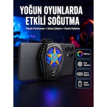 Dijital Göstergeli Evrensel Telefon Soğutma Fanı Yeni Nesil - Lisinya