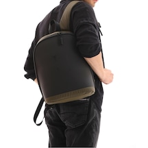 Hotowa Huppi Sırt Çantası Laptop Bölmeli Haki Yeşil Haki - Siyah