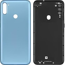 Samsung Galaxy Uyumlu A11 - Sm-a115f Full Kasa Arka Kapak Takım Mavi