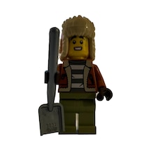 Orjinal Lego Minifigür Kürekli Adam
