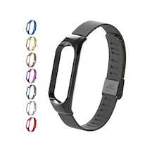 Xiaomi Mi Band 5 Metal Kayış Kordon Kopçalı Milano Loop (313631229)