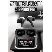 Kablosuz Bluetooth Kulaklık Ekranlı Uzun Şarj Süreli Anc Destekli