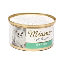 Miamor Pastete Alabalıklı Konserve Yetişkin Kedi Maması 85 G