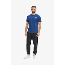 The North Face M Ss Box Nse Erkek Mavi T-shirt Nf0a87nph4b1 Mavi