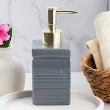 Porsima 3206 Seramik Sıvı Sabunluk Lavabo Sabunluğu 275 Cc Antras