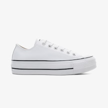 Converse Chuck Taylor Lift Unisex Platform Beyaz Sneaker Düz 561680c Beyaz