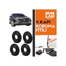 Toyota Camry 2019-2020 4 Kapı Koruma Fitili Siyah Renk Numlas-a Kalite-nm2400