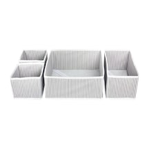 4'lü Çok Amaçlı Dolap Içi Ve Çekmece Içi Düzenleyici Organizer Kutu Seti Kumaş 25 X 25 Çok Renkli Tr Diğer