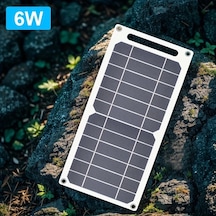 Xuweiwei 1 Takım Güneş Enerjili Şarj Paneli 14.48x29.97 Cm Taşınabilir Usb Şarj Cihazı Kampçılık Karavan Telefon Power Bank Fan El Feneri Ip44