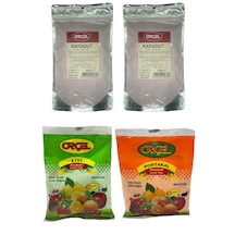 Orçel Portakal + Kivi + Karadut Aromalı İçecek Tozu Oralet 4 x 300 G