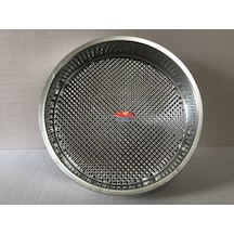 Çiğ Köfte Tepsisi - 3 Numara - Çelik Leğen Motifli - 44 CM