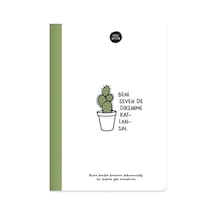 Keskin Color Sert Kap.ciltili Defter Hisli Şeyler 14x20 64 Yp Çizgili Beni Seven Dikenime Katlansın Çok Renkli