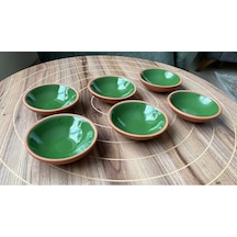 Athstore Sosluk Reçellik Çerezlik Lokumluk Kase 6 Lı Set Yeşil