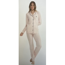 U.S. Polo Assn. Polo 2 Parça Boydan Patlı Pembe Set 11000 Pembe