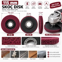 115 Mm Skoç Disk Avuç Taşlama Uyumlu