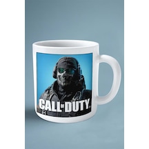 Call Of Duty Oyun Baskılı Kupa Bardak Çift Taraflı Kişiye Özel Model 31 Çok Renkli