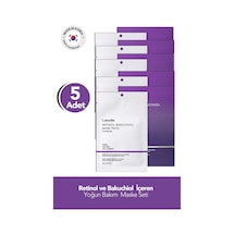 Retinol Ve Bakuchiol İçeren Yoğun Bakım Maske Seti 5 Adet Retinol + Bakuchiol Mask Pack