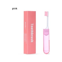 Taşınabilir Katlanır Diş Fırçası Seyahat Kamp Diş Fırçası Açık Diş Fırçası İş Gezisi Yumuşak Diş Fırçası Ağız Temizleme Araçları Altın Fildişi