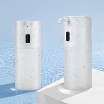 Geeksen Otomatik Köpüklü Sabun Dispenseri Kızılötesi Sensörlü Dokunmasız Pilli Ev Mutfak Ofis Otel Beyaz