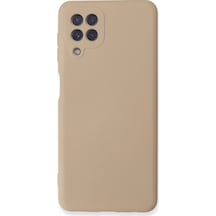 Samsung Uyumlu Galaxy A22 Kılıf Nano İçi Kadife Silikon - Pudra Çok Renkli
