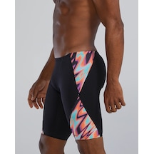 Tyr Durafast Elite Erkek Jammer Mayo - Disarray Siyah - Neon Sarı