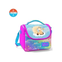 Coral High Kids Mavi Pembe Zürafa Desenli Thermo Beslenme Çantası 11861