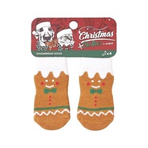 Christmas Gingerbread Kaymaz Tabanlı Çorap 4'lü 100CM-36W - 220V Standart
