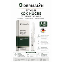Dermalyn 1 Adet Bitkisel Kök Hücre Cilt Yenileyici Mimik Kırışıklık Yaşlanma Karşıtı Ampul Serum Dermaroller
